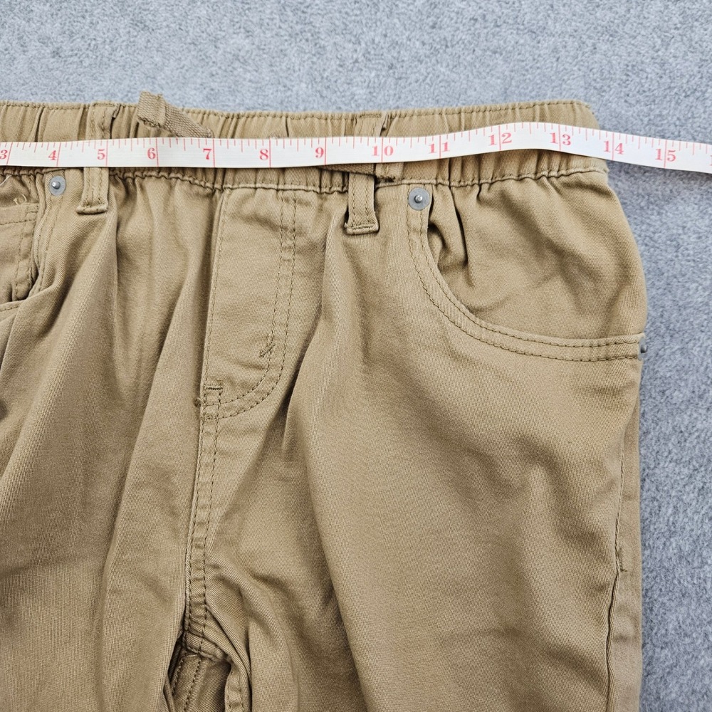 LEVIS Jogger Kids 12 Tan Khaki Twill Elastic Cuff Casual School Classic - Picture 8 of 11